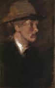 James Abbot McNeill Whistler Study of a Head Germany oil painting artist